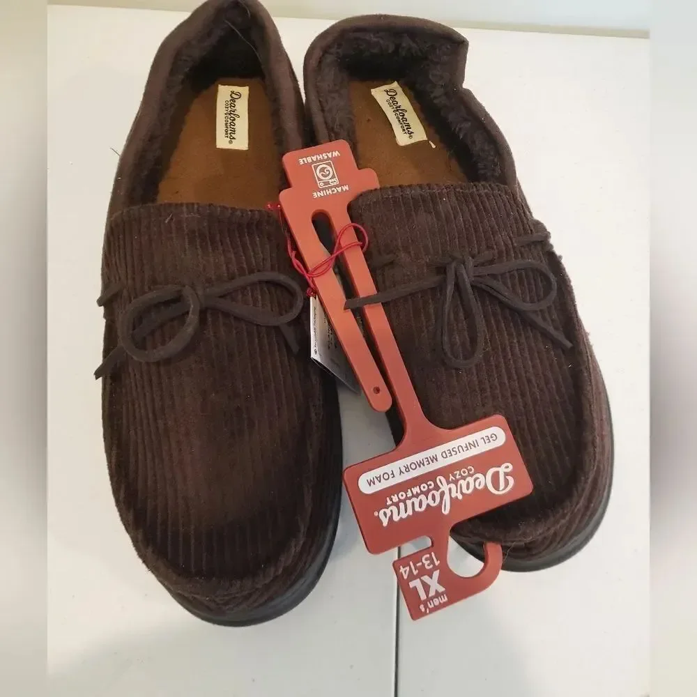 NWT Dearfoams House Shoes Size 13/14